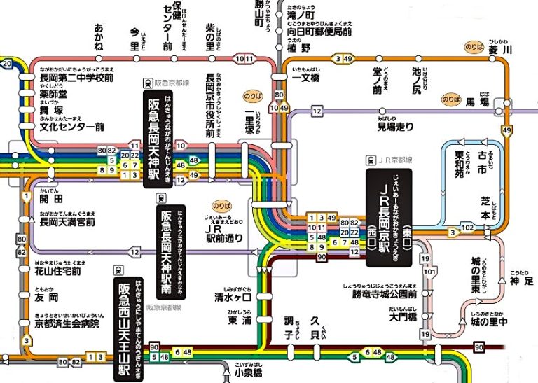 阪急バス運行系統図 | 京都 メガネ専門 長岡京眼鏡店